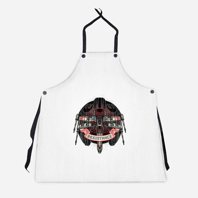 The Spark Of Rebellion-Unisex-Kitchen-Apron-glitchygorilla