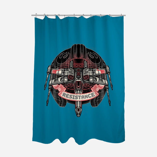 The Spark Of Rebellion-None-Polyester-Shower Curtain-glitchygorilla