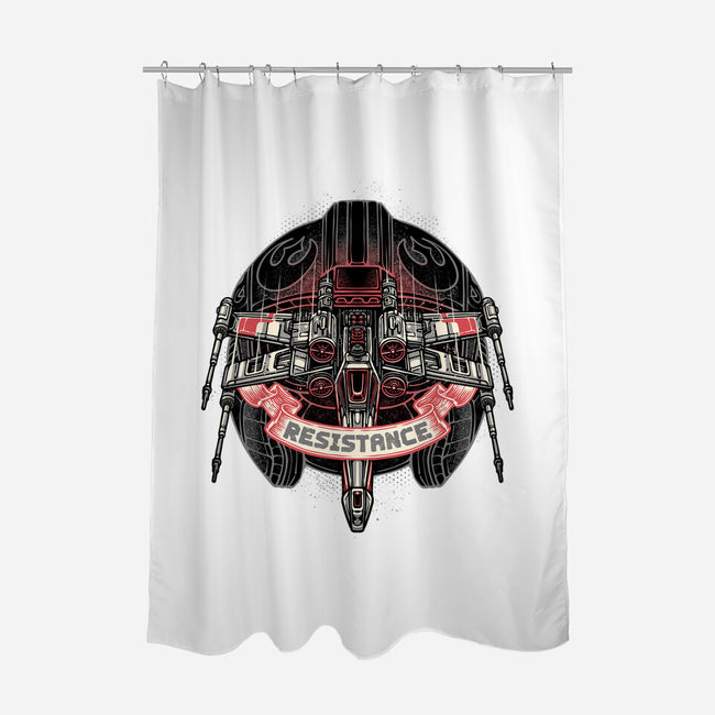 The Spark Of Rebellion-None-Polyester-Shower Curtain-glitchygorilla
