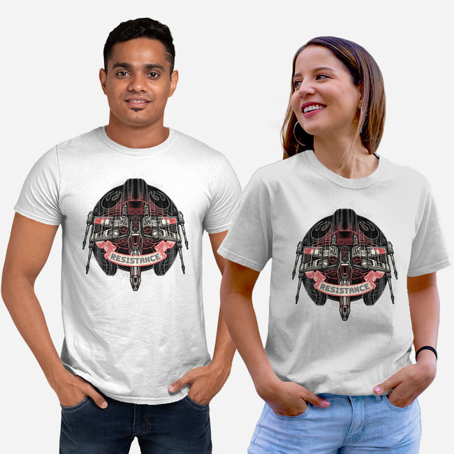 The Spark Of Rebellion-Unisex-Basic-Tee-glitchygorilla