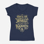 What Could Happen-Womens-V-Neck-Tee-kg07