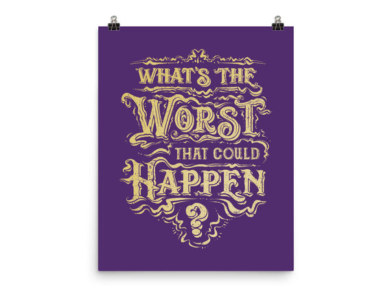 What Could Happen
