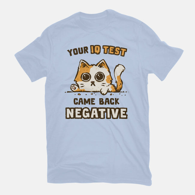IQ Test Results-Womens-Fitted-Tee-kg07