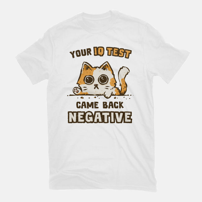 IQ Test Results-Womens-Fitted-Tee-kg07