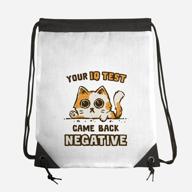 IQ Test Results-None-Drawstring-Bag-kg07