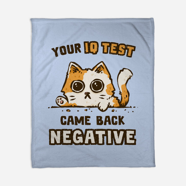 IQ Test Results-None-Fleece-Blanket-kg07