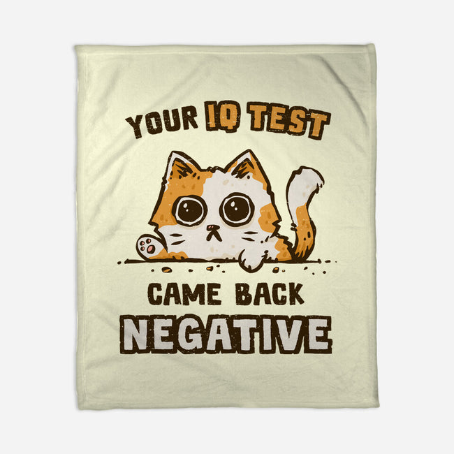 IQ Test Results-None-Fleece-Blanket-kg07