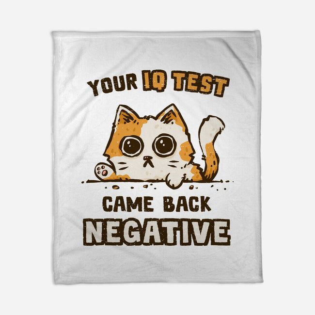 IQ Test Results-None-Fleece-Blanket-kg07