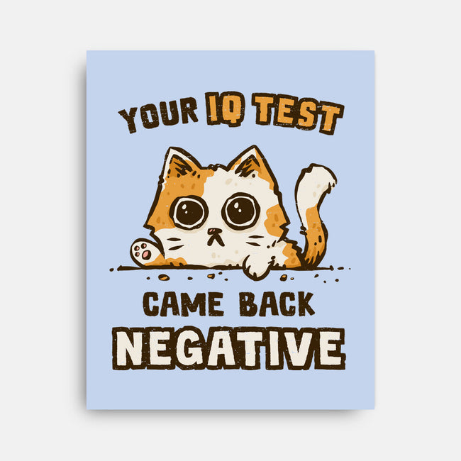 IQ Test Results-None-Stretched-Canvas-kg07