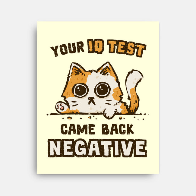 IQ Test Results-None-Stretched-Canvas-kg07