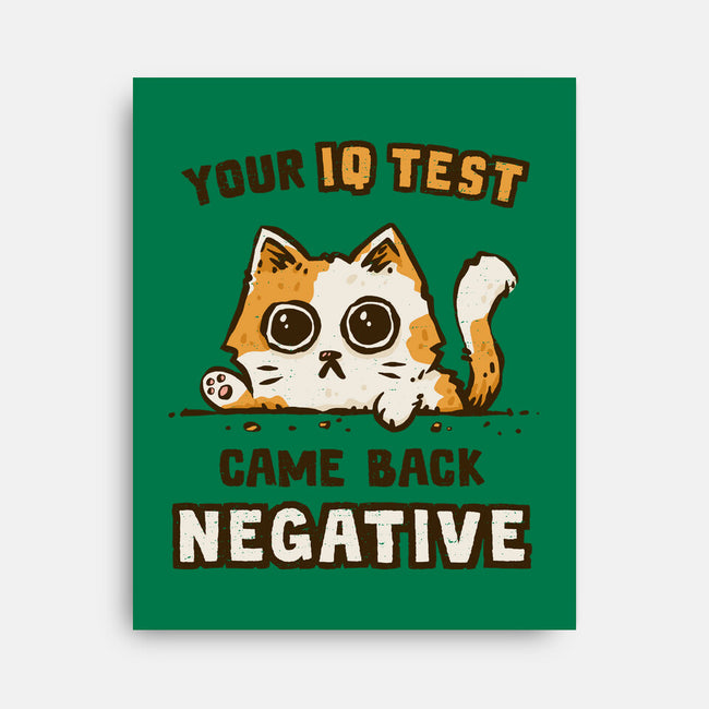 IQ Test Results-None-Stretched-Canvas-kg07