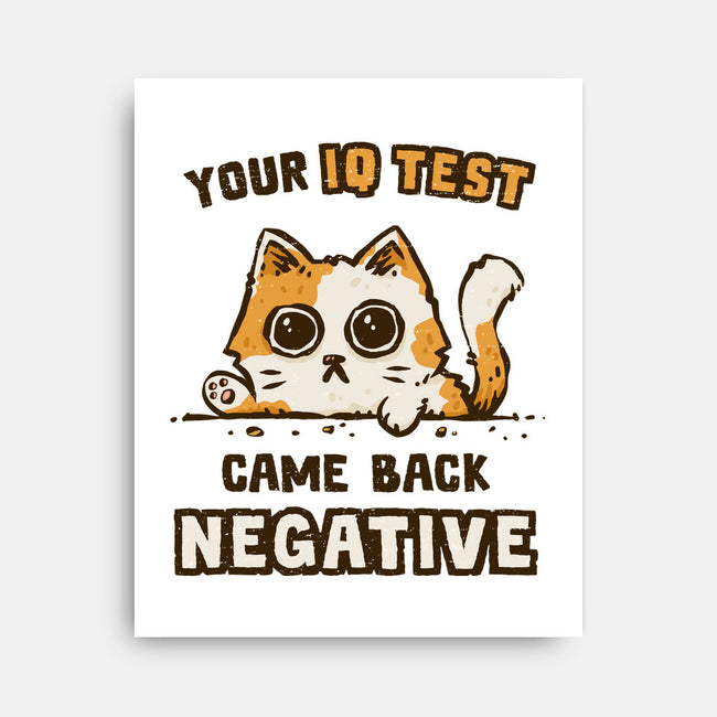 IQ Test Results-None-Stretched-Canvas-kg07