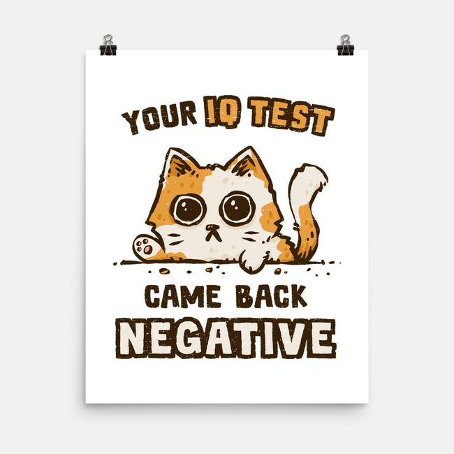 IQ Test Results-None-Matte-Poster-kg07