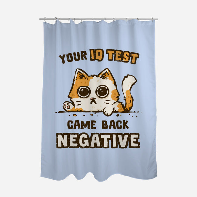 IQ Test Results-None-Polyester-Shower Curtain-kg07
