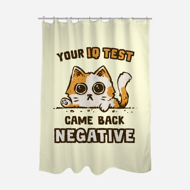 IQ Test Results-None-Polyester-Shower Curtain-kg07