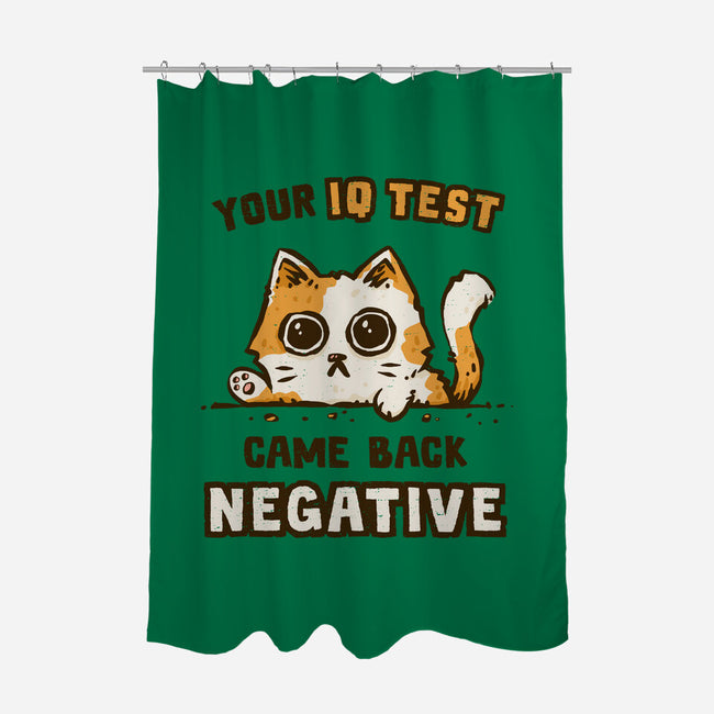 IQ Test Results-None-Polyester-Shower Curtain-kg07