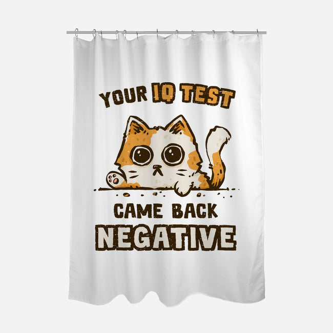 IQ Test Results-None-Polyester-Shower Curtain-kg07