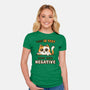 IQ Test Results-Womens-Fitted-Tee-kg07