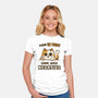 IQ Test Results-Womens-Fitted-Tee-kg07