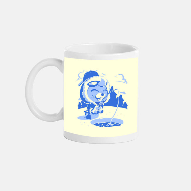 Winter Fishing-None-Mug-Drinkware-estudiofitas