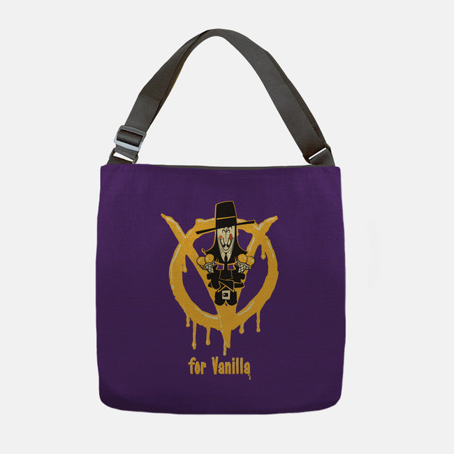 V For Vanilla-None-Adjustable Tote-Bag-Fritsch
