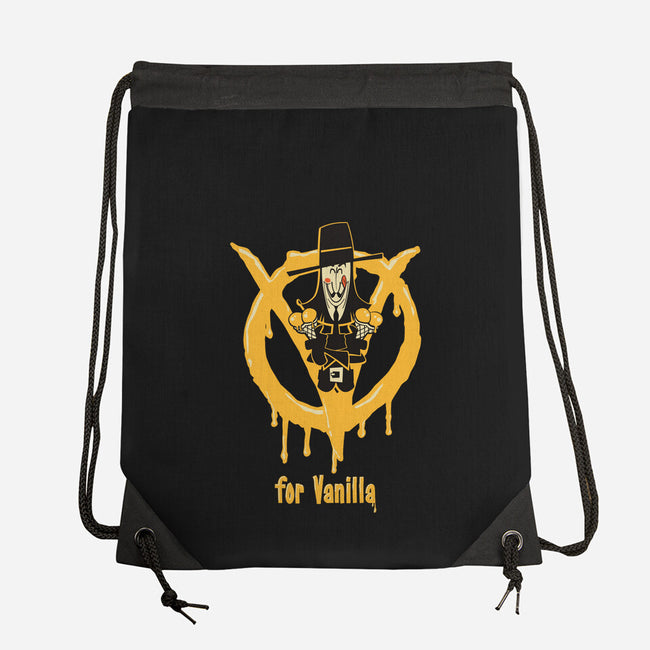 V For Vanilla-None-Drawstring-Bag-Fritsch