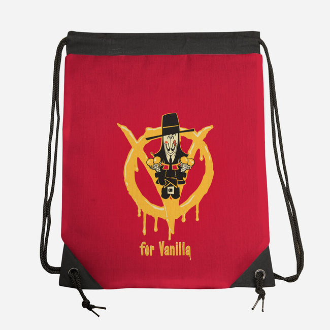 V For Vanilla-None-Drawstring-Bag-Fritsch