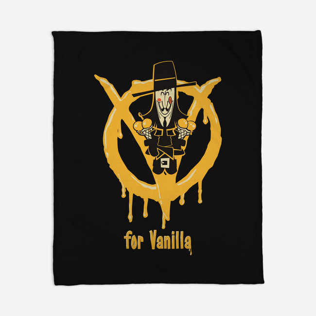 V For Vanilla-None-Fleece-Blanket-Fritsch