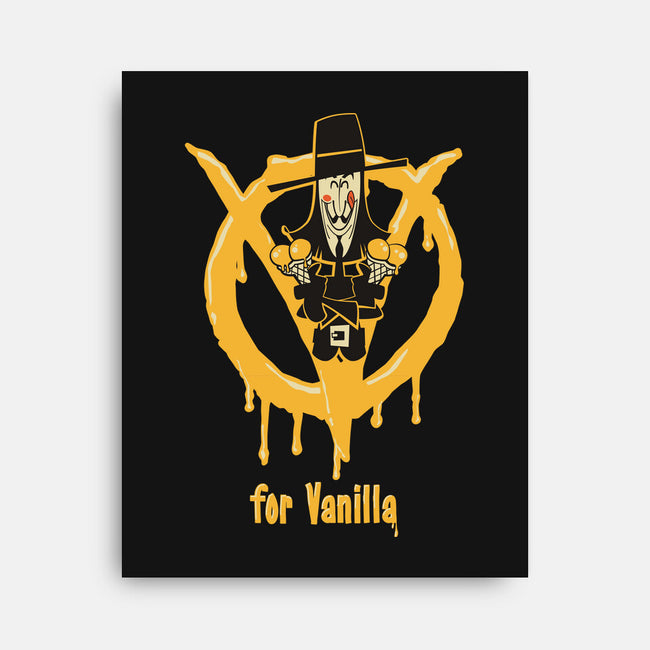 V For Vanilla-None-Stretched-Canvas-Fritsch