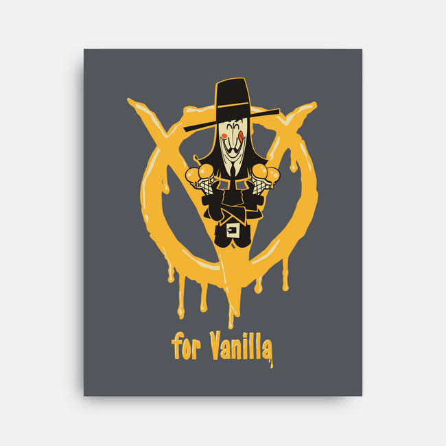 V For Vanilla-None-Stretched-Canvas-Fritsch