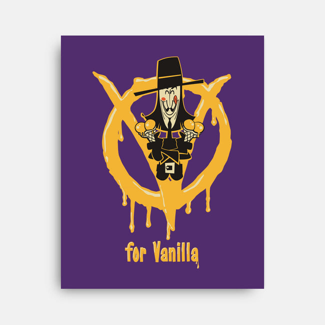 V For Vanilla-None-Stretched-Canvas-Fritsch