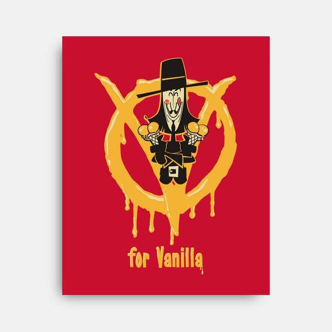 V For Vanilla-None-Stretched-Canvas-Fritsch