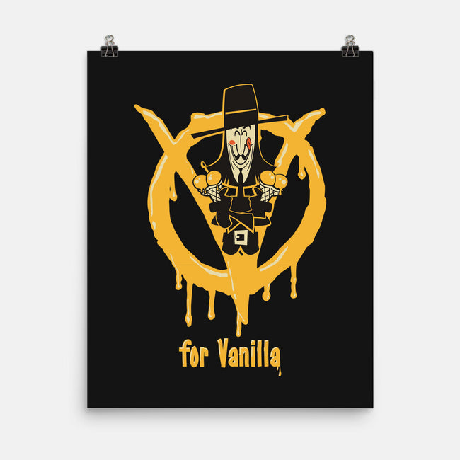 V For Vanilla-None-Matte-Poster-Fritsch