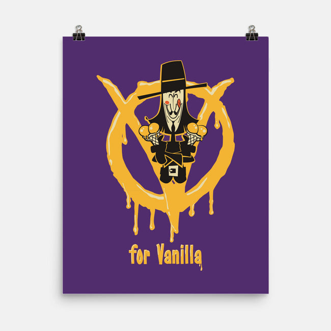 V For Vanilla-None-Matte-Poster-Fritsch