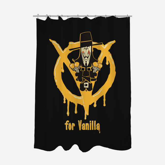 V For Vanilla-None-Polyester-Shower Curtain-Fritsch