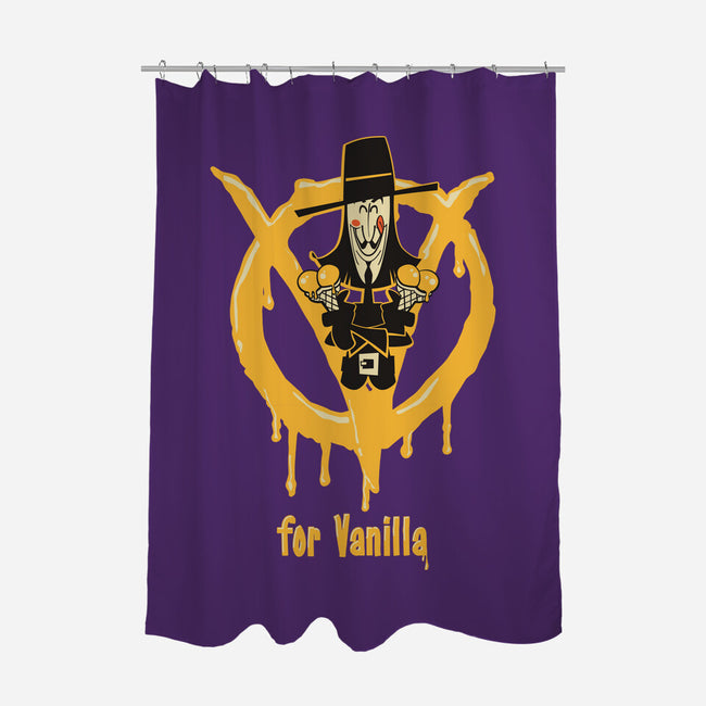 V For Vanilla-None-Polyester-Shower Curtain-Fritsch