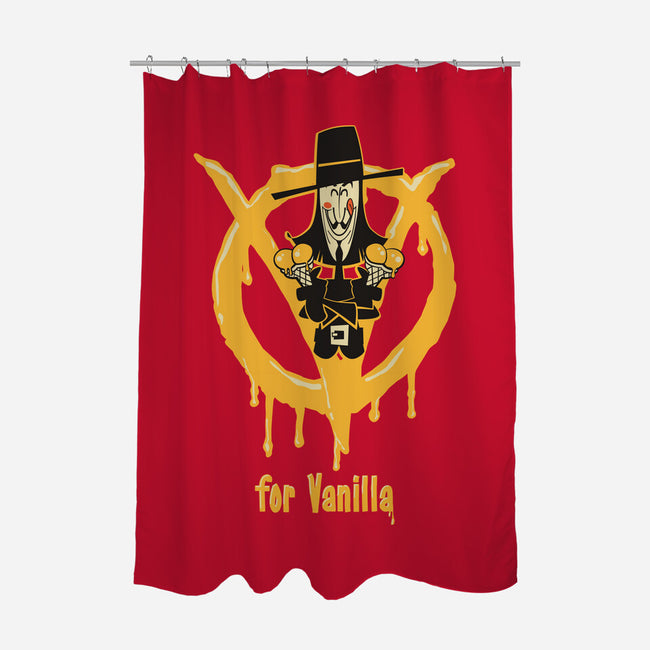 V For Vanilla-None-Polyester-Shower Curtain-Fritsch