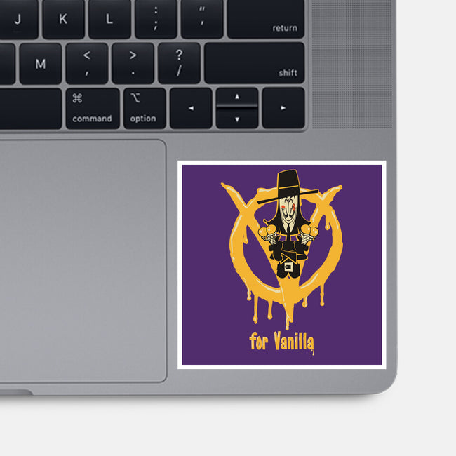 V For Vanilla-None-Glossy-Sticker-Fritsch