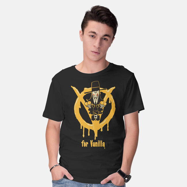 V For Vanilla-Mens-Basic-Tee-Fritsch