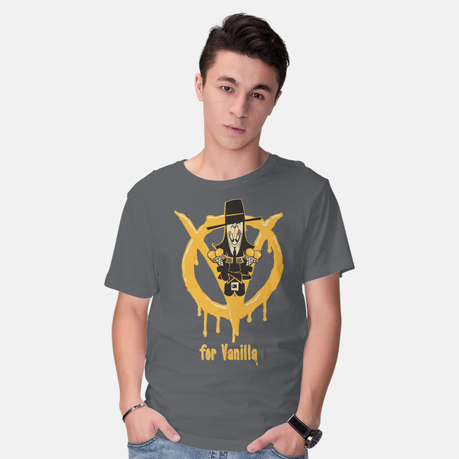 V For Vanilla-Mens-Basic-Tee-Fritsch