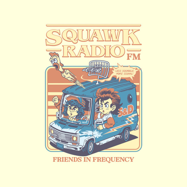 Squawk Radio FM-Unisex-Kitchen-Apron-The Rawbot