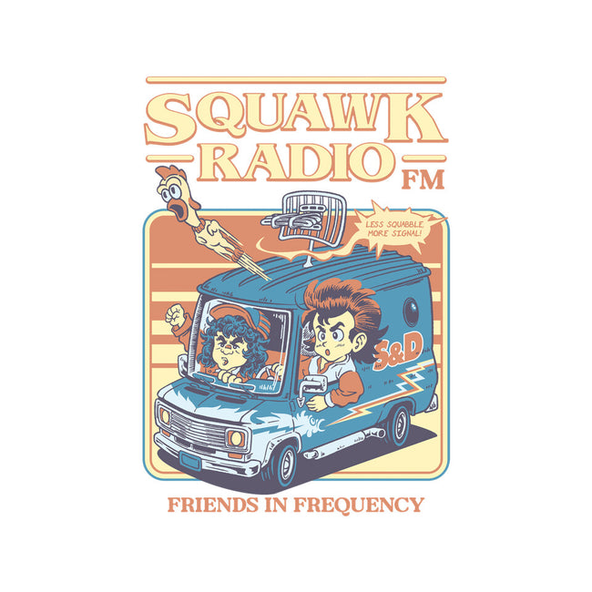Squawk Radio FM-None-Matte-Poster-The Rawbot