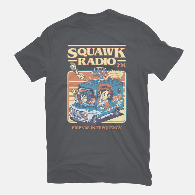 Squawk Radio FM-Unisex-Basic-Tee-The Rawbot