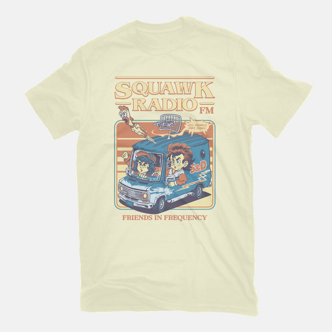 Squawk Radio FM-Mens-Basic-Tee-The Rawbot