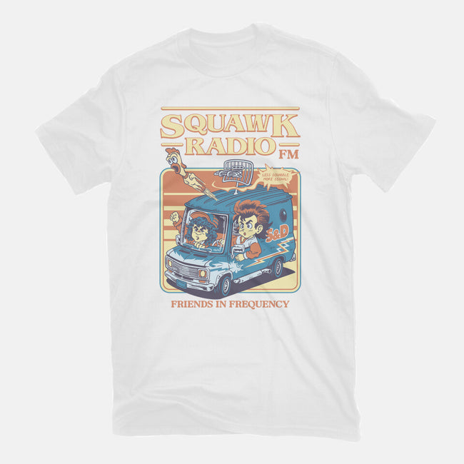 Squawk Radio FM-Unisex-Basic-Tee-The Rawbot