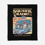 Squawk Radio FM-None-Fleece-Blanket-The Rawbot