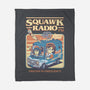 Squawk Radio FM-None-Fleece-Blanket-The Rawbot