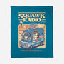 Squawk Radio FM-None-Fleece-Blanket-The Rawbot
