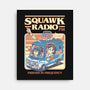 Squawk Radio FM-None-Stretched-Canvas-The Rawbot