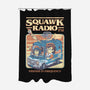 Squawk Radio FM-None-Polyester-Shower Curtain-The Rawbot